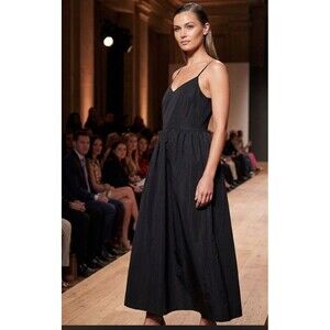 Old Navy The Occasion Black Midi Dress S Tall - Little Black Dress LBD Cocktail